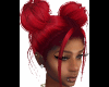 RED MESSY BUNS