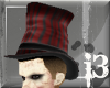 (13)Carnie Tophat Red