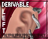 Snake Ear Cuff Left F