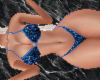 Blue Sequin Bikini Busty