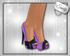 Bella Bow Heels Purple