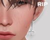 R. UNHoly earrings L