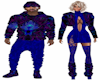 PURPLE&BLUE STAR  MATCH
