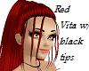 Red Vita hair w/tips