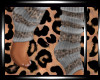 :S: Cheetah Socks Plain