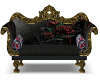 goth rose couch