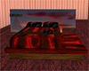(Chrys)Red and black bed