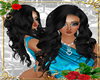 Valerija shiny black