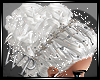Velvet white Bridal Hair