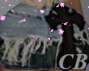 chrome denim skirt LLXL