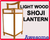 Light Wood Shoji Lantern