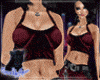 QSJ-Jeans Top Red M