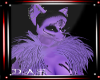 Purple Striped Neck Fur
