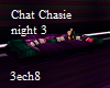 Green purple chat couch