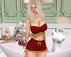 Demi Satin Set, Berry