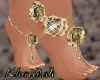K♛-flower feet/gold