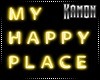 MK|Neon Sign Happy Place