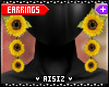 Sunflower Earrings Trio