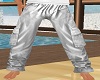 WHITE CARGO PANTS