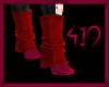 419 Ripped Red Boot