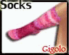 ~ Pink Stripes Socks