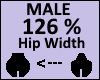 Hip Scaler 126% Male