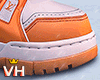 LV x Orange Shoes