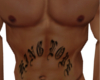 King Love Stomach Tattoo