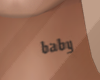 e Baby Neck tattoo