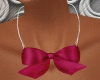 Pretty In Pink Bow Neck
