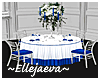 Wedding Round Table Blue