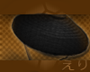 Black Asian hat