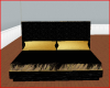 Black&Gold Poseless Bed