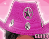 ✟ cowboy hat pink