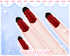 [T] Nails Red