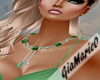 g;aztec green necklace
