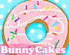 ♥Pink rainbow donut 