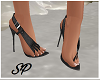 Leather Black Heels