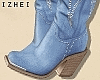 Denim Boots