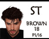 ST P0 DARK BROWN 18