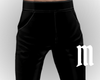 M. Black suit no belt