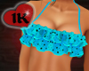 !!1K FLAUNT TOP BLUE