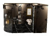 brown bathroom