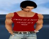 S.T RED MUSCLE TANK