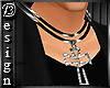 3D-Necklace Cross bling