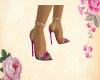 Cerise,Gold chain heels