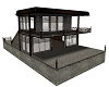 house with clear glass