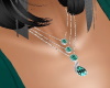 emerald fashion necklace