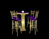 Gold&Purple Club Table