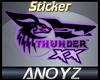 {AZ} Thunderfoxx Sticker